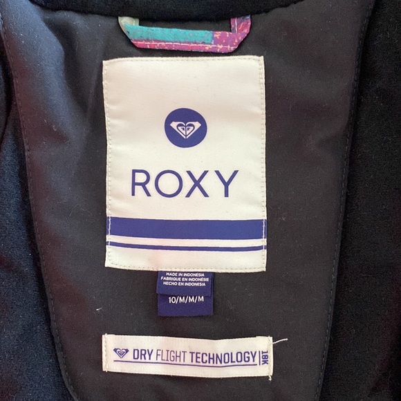 Girls Roxy Ski m/Snowboarding Jacket/Coat - Bright/Multicolored/Rainbow - Picture 6 of 16